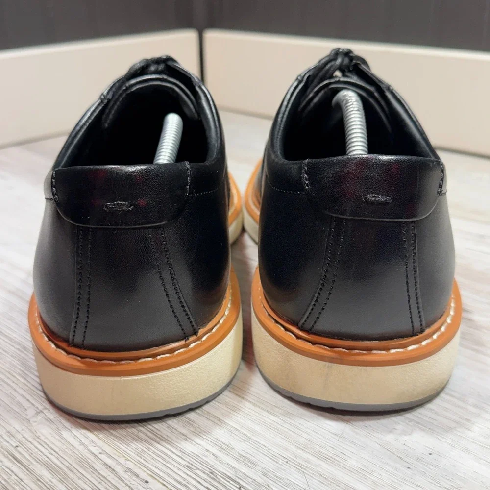 Nordstrom Rack Sven Plain Toe Derby Men's Shoes Black Sz 11.5M